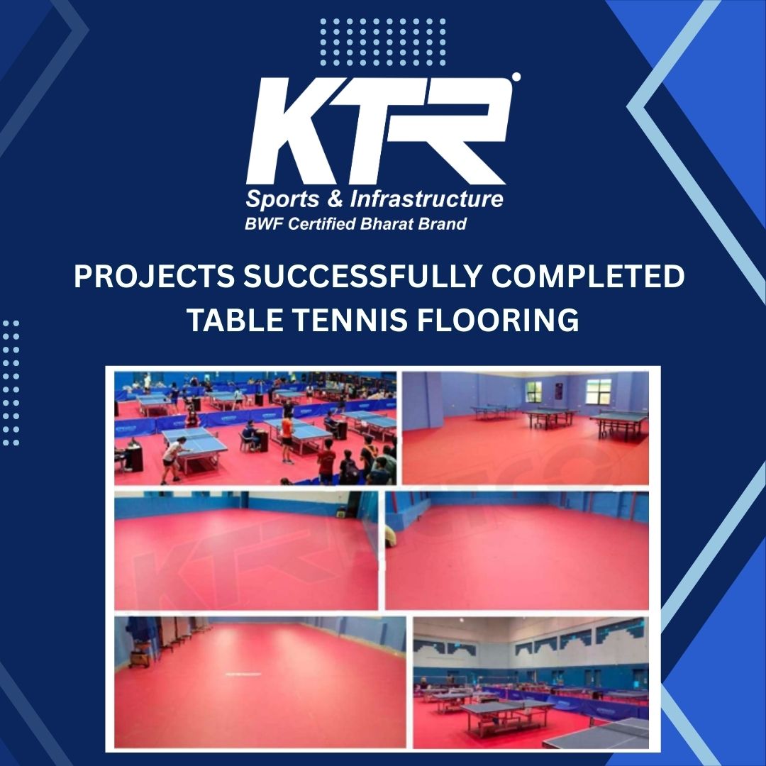 PROJECT SUCCESSFULLY COMPLETED  TABLE TENNIS FLOORING